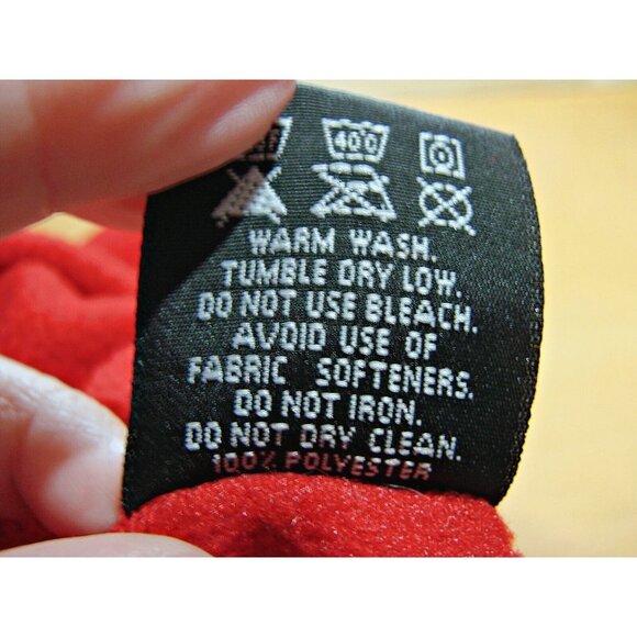 Marmot Mens Red Fleece Polartec Sweatshirt Pullover Half Zip Size XL Poly Blend - Picture 7 of 12